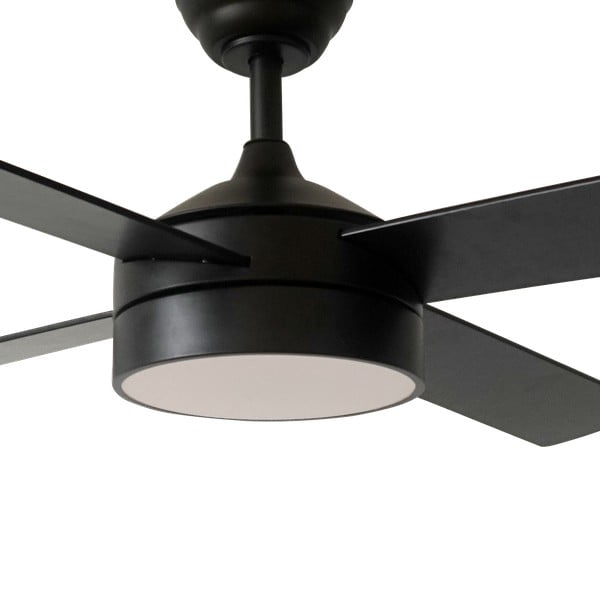 Melna LED griestu lampa ø 15 cm Zarautz – SULION-image-2