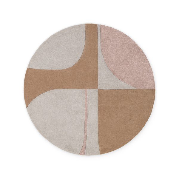 Ar rokām darināts vilnas apaļš paklājs ø 160 cm Westminster Windmill – Ted Baker