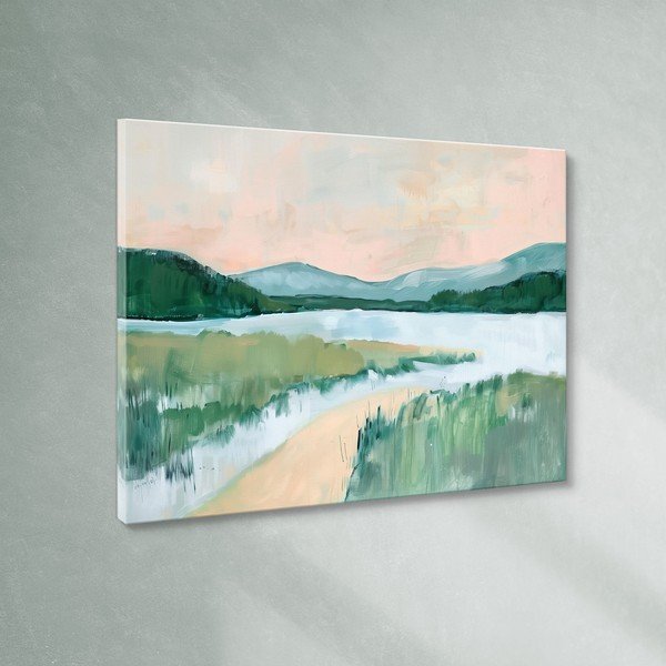 Glezna 70x100 cm Gouache Lake – Styler-image-4