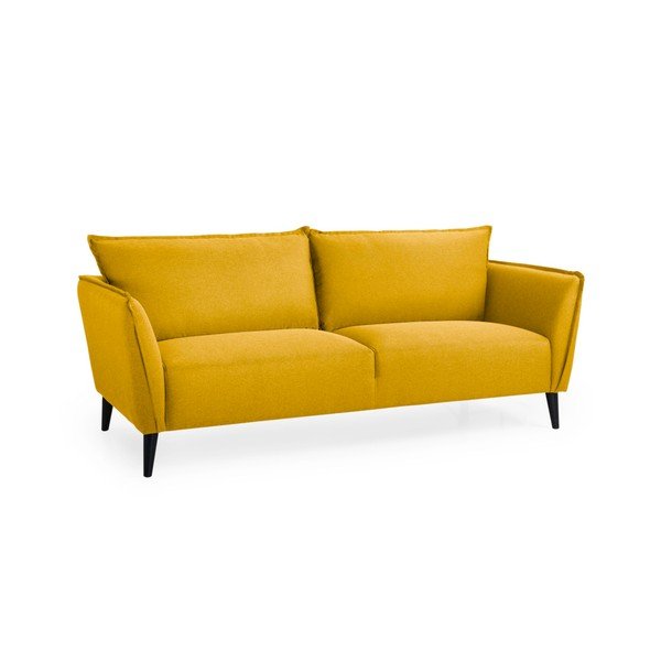 Dzeltens dīvāns Scandic Retro, 206 cm-image-2