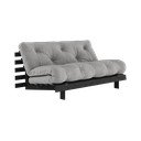 Pelēks salokāms dīvāns 160 cm Roots Black Night – Karup Design
