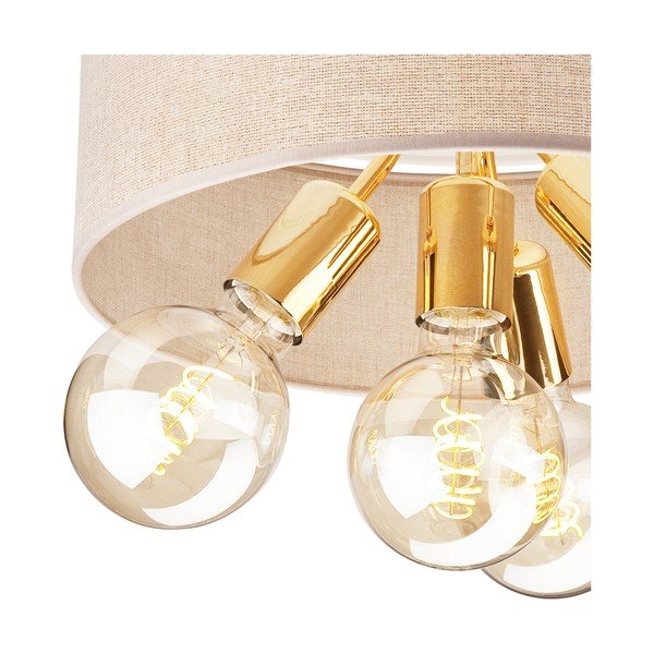 Bēša griestu lampa ø 35 cm Carina – LAMKUR-image-4