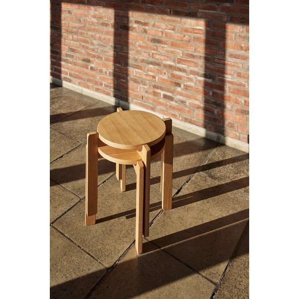Taburete no ozolkoka Always – Hübsch-image-1