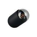 Melna metāla galda lampa (augstums 13,5 cm) Nara – Reality