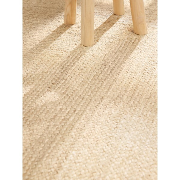 Gaiša dabīga toņa divpusējs/ar rokām darināts džutas paklājs 200x300 cm Sharmila Natural White – Hanse Home-image-4