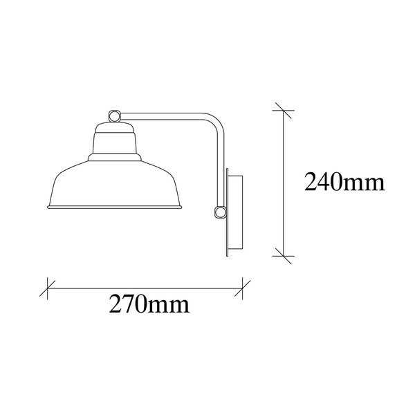Melna sienas lampa Berceste – Opviq lights-image-4