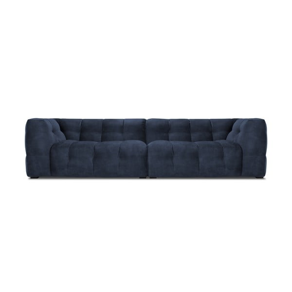 Zils samta dīvāns Windsor & Co Sofas Vest, 280 cm