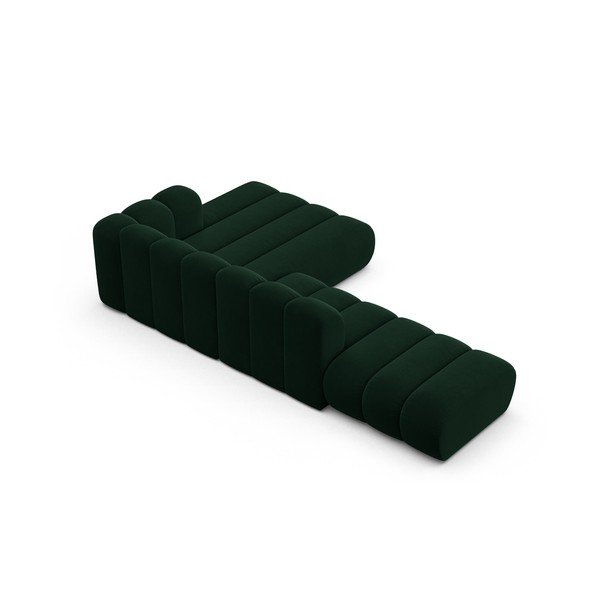 Tumši zaļš stūra dīvāns (ar labo stūri) Lupine – Micadoni Home-image-3