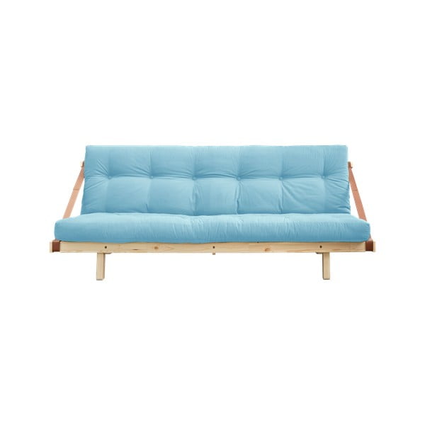 Izvelkamais dīvāns Karup Design Jump Natural Clear/Light Blue