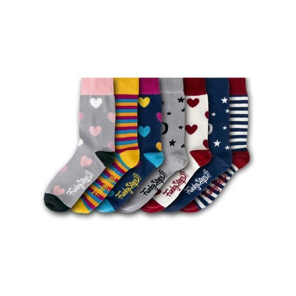Funky Steps Lolly krāsaino zeķu komplekts, 7 pāri, 35. - 39. izmērs
