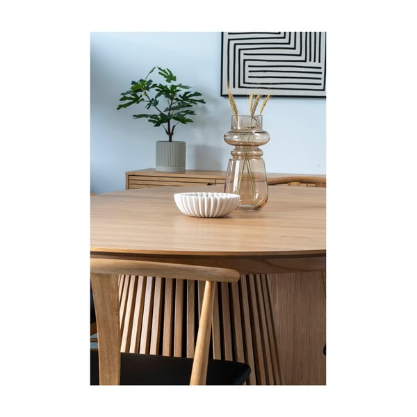 Gaiši brūna stikla vāze (augstums 31 cm) – House Nordic-image-1