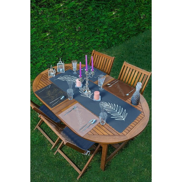 4 galda paliktņu un dekoratīvā galdauta komplekts Minimalist Home World-image-1