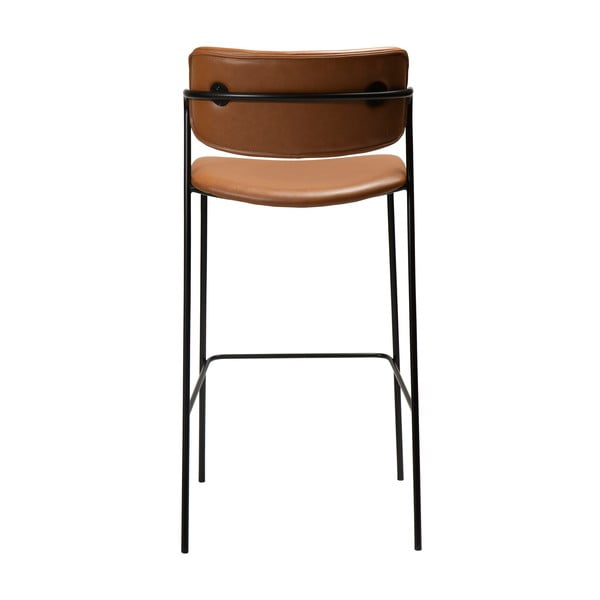 Brūns mākslīgās ādas bāra krēsls DAN-FORM Denmark Zed, augstums 107 cm-image-4