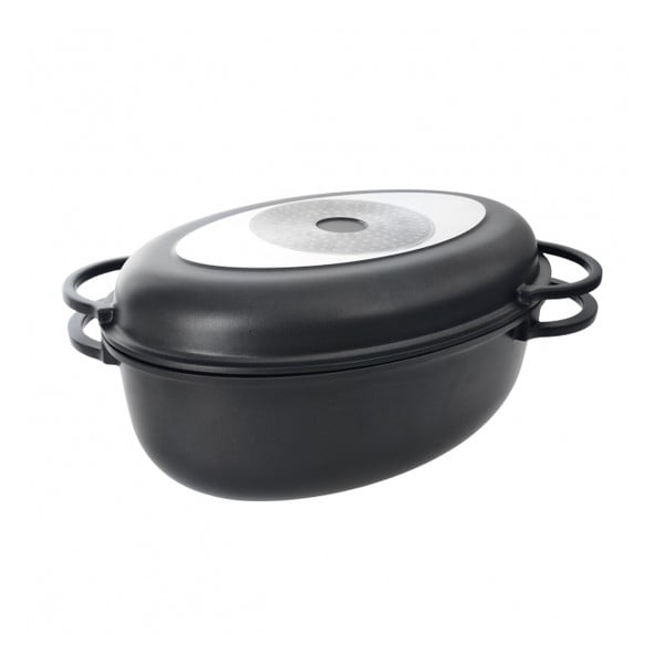 3-daļīgs cepamais trauks ar teflona virsmu un vāku Orion Al-image-2