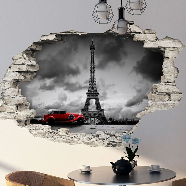 Uzlīme Ambiance Ladscape Paris, 60 x 90 cm-image-1
