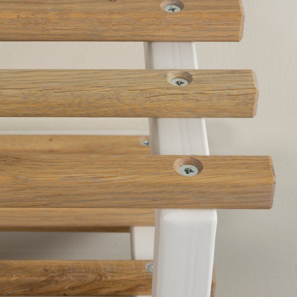 Balts/dabīga toņa metāla piekarināms apavu plaukts 71x26x34 cm Marco – Spinder Design-image-4