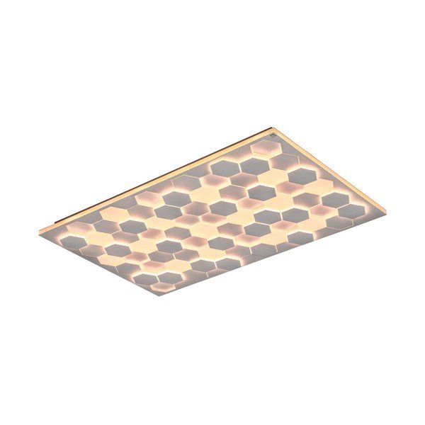 Balta LED griestu lampa ar balss vadību/ar mobilās lietotnes vadību un metāla abažūru 70x115 cm Cifavo – CINQUE-image-3