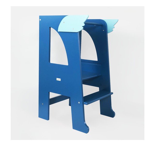 Zils bērnu tornis Montessori – Rocket Baby-image-3