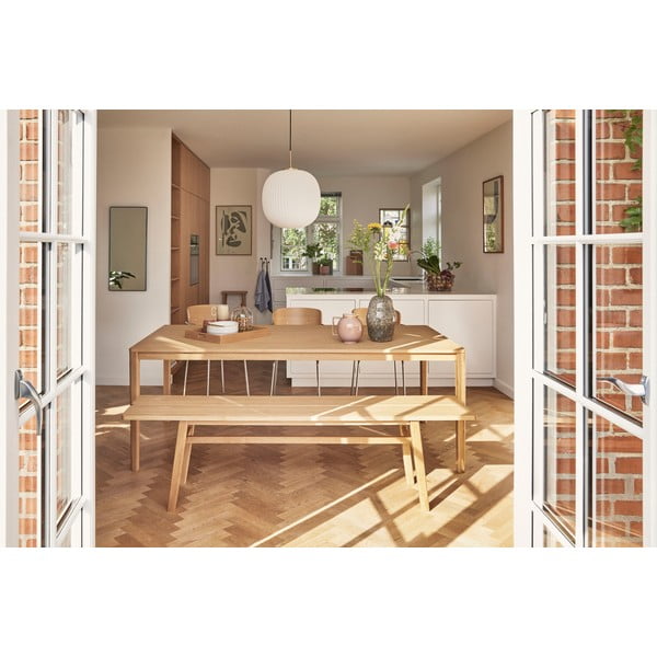 Balta piekaramā lampa ar stikla abažūru ø 40 cm Serene – Hübsch-image-1