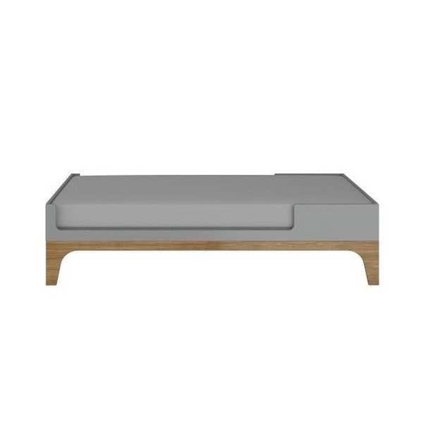 Pelēka daudzfunkcionāla bērnu gulta Bellamy UP, 70 x 120 cm-image-4