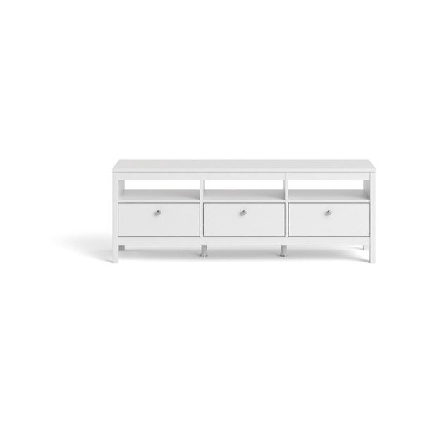 Balts TV galdiņš 151x54 cm Madrid – Tvilum-image-2