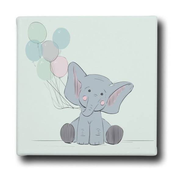 Attēls Mr Little Fox zilonis un baloni