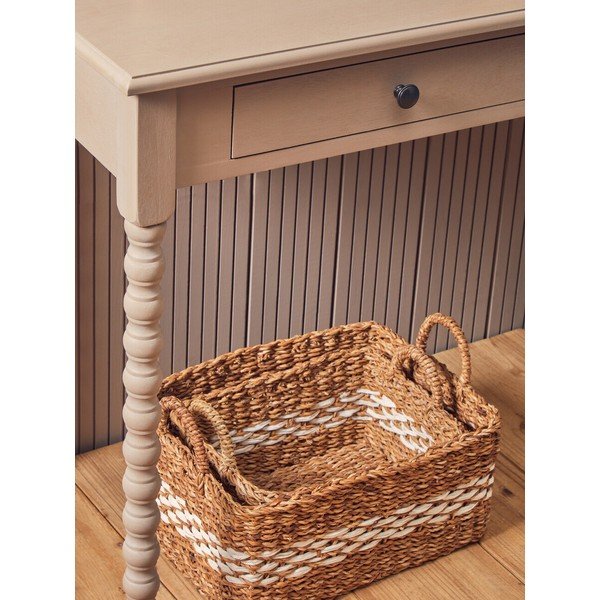 Priedes masīvkoka darba galds 48x107 cm Heritage – Premier Housewares-image-4