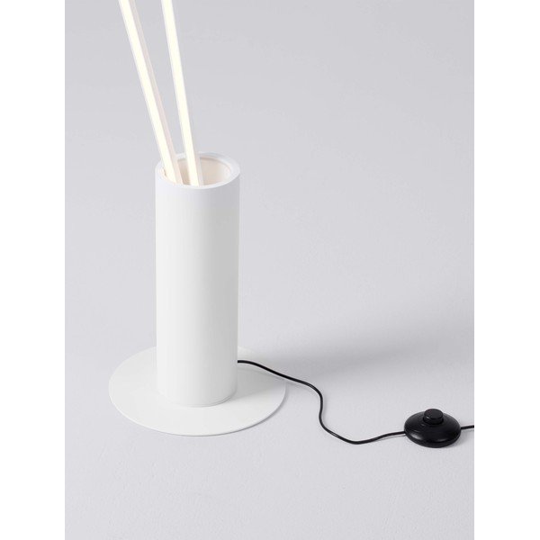 Matēti balta metāla LED stāvlampa ar saliekamu konstrukciju (augstums 181 cm) Kimolia – Nova Luce-image-4