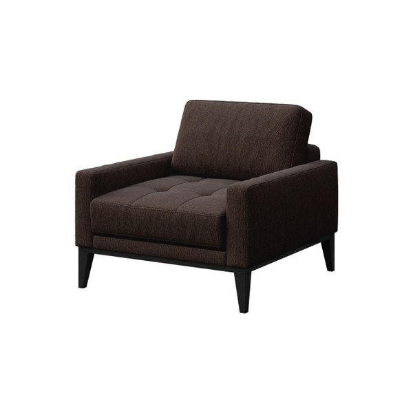 Brūns atpūtas krēsls MESONICA Musso Tufted-image-2
