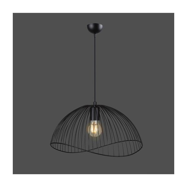 Melna piekaramā lampa ø 40 cm Way – Squid Lighting-image-2