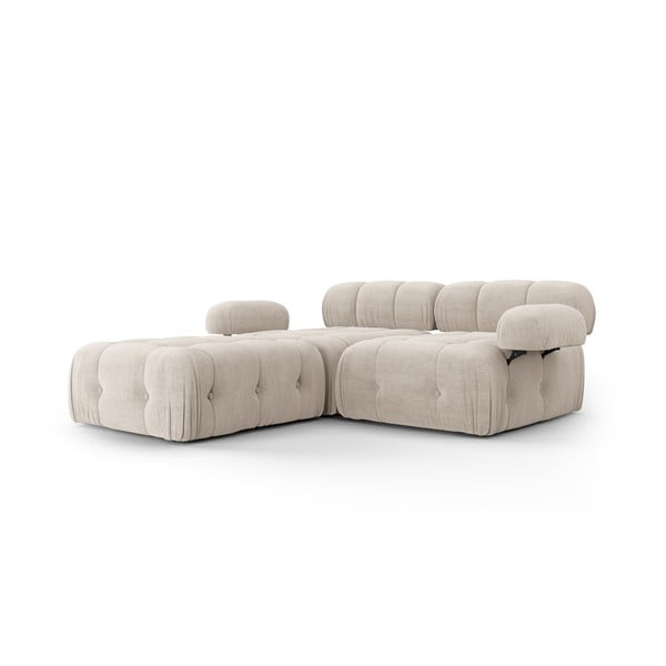 Bēšs stūra dīvāns Ferento – Cosmopolitan Design-image-1