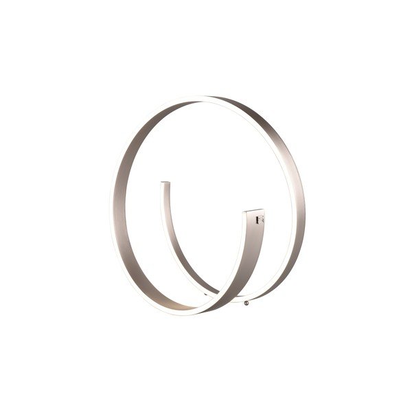 Pelēka LED galda lampa ar balss vadību/ar mobilās lietotnes vadību un metāla abažūru (augstums 45 cm) Cinardi – CINQUE-image-2