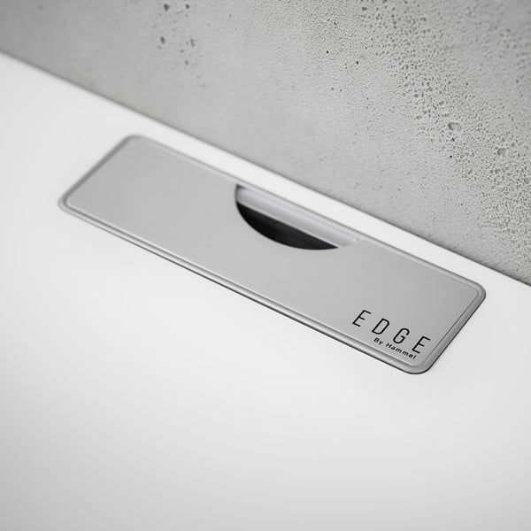 Balts sienas TV galdiņš Edge by Hammel-image-4