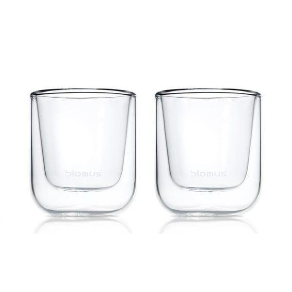 Dubultsienu glāzes (2 gab.) 80 ml Nero – Blomus
