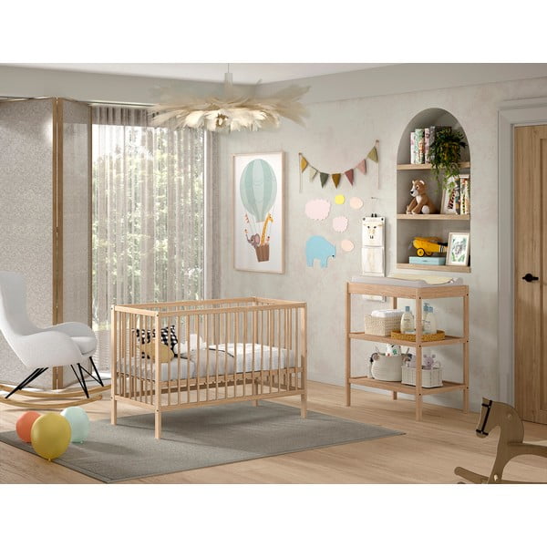 Dižskābarža masīvkoka bērnu mēbeļu komplekts (2 gab.) Dino – Vipack-image-1