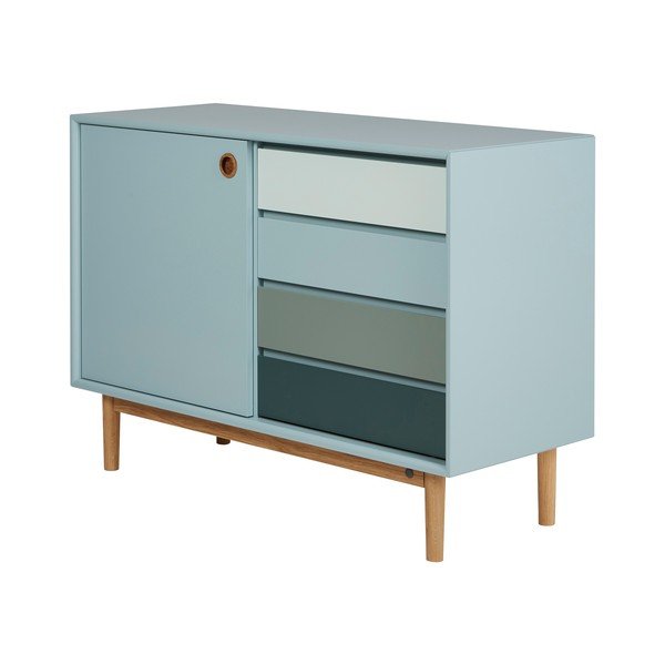 Piparmētru zaļa zema kumode 114x80 cm Color Box – Tom Tailor-image-2