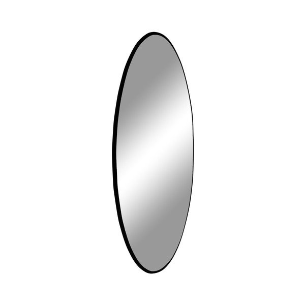 Apaļš sienas spogulis ar melnu metāla rāmi House Nordic Jersey, ø 60 cm-image-1