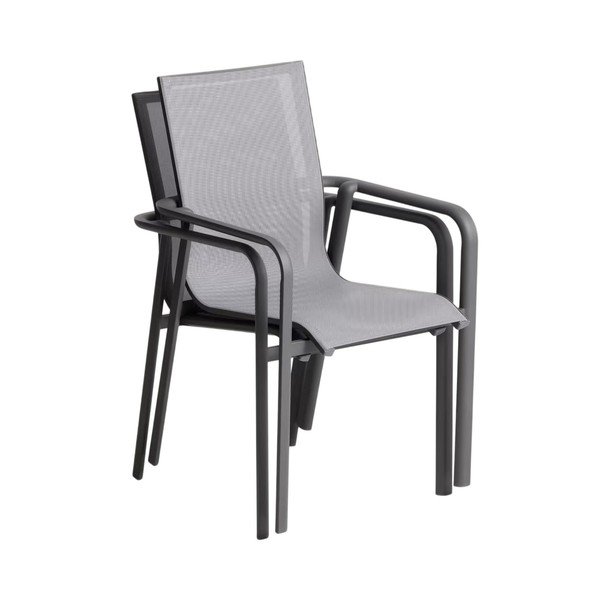 Pelēks dārza krēsls Canea – Kave Home-image-3