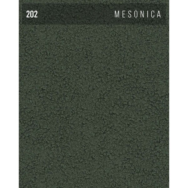 Zaļš pufs no buklē auduma Feiro – MESONICA-image-3