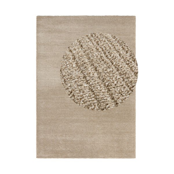 Brūns un bēšs paklājs Elle Decoration Glow Loos, 200 x 290 cm