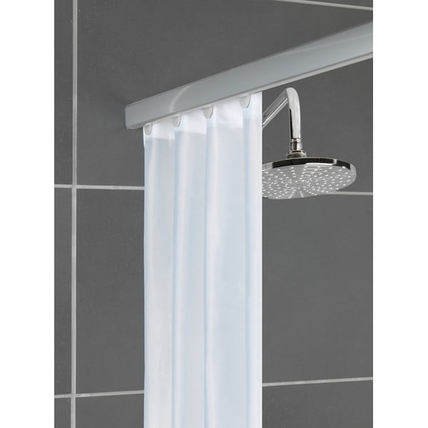 Spīdīgas sudraba krāsas dušas aizkaru stanga 75–125 cm Era – Wenko-image-4