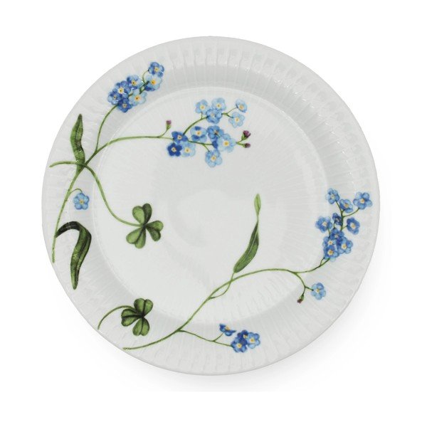 Balts deserta porcelāna šķīvis ø 22 cm Hammershøi Summer – Kähler Design