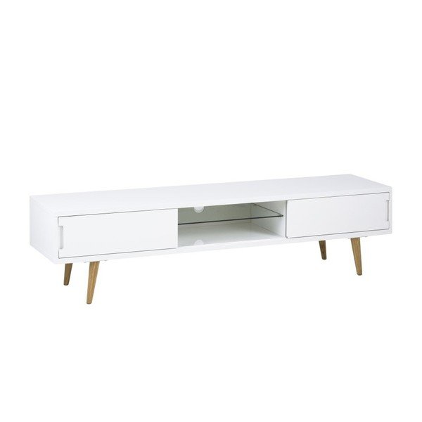 Balts TV galdiņš Actona Elise, 180 x 46 cm-image-3
