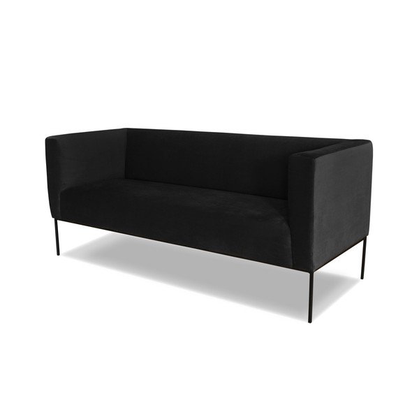Melns divvietīgs dīvāns Windsor & Co. Dīvāni Neptūns-image-2