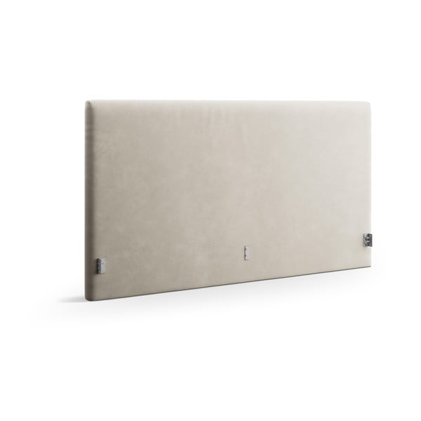 Bēšs polsterēts gultas galvgalis 150,5x100 cm Remo – Micadoni 