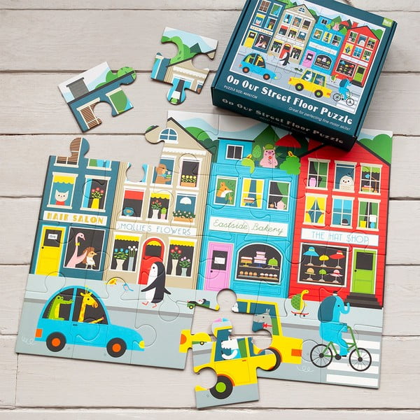 Puzle (gabalu skaits 24) On Our Street – Rex London-image-1
