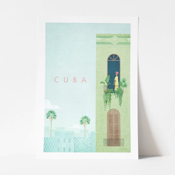 Plakāts Travelposter Cuba, 50 x 70 cm
