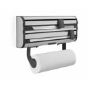 Sudraba krāsas metāla sienas folijas un papīra dvieļu turētājs Parat Royal – LEIFHEIT