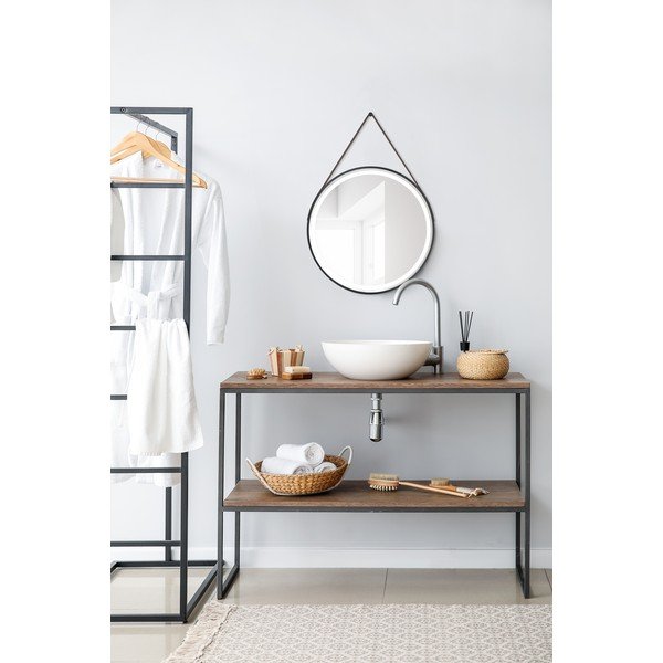 Sienas spogulis ar gaismu ø 60 cm Fine – Mirrors and More-image-1