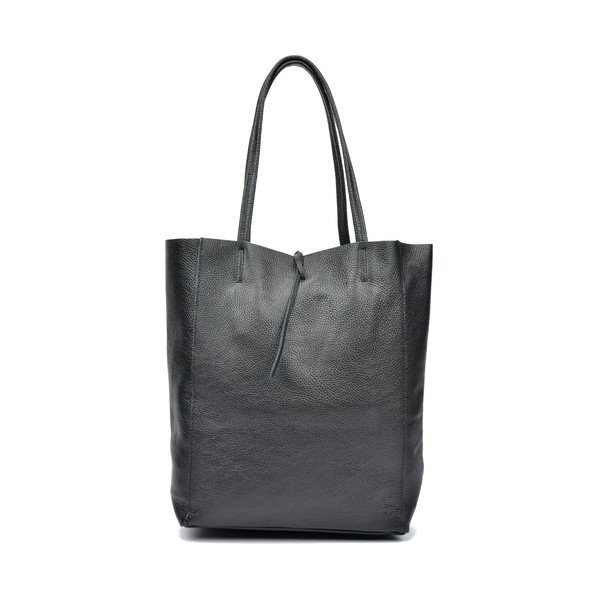 Melna sieviešu ādas somiņa Sofia Cardoni Shopper-image-3